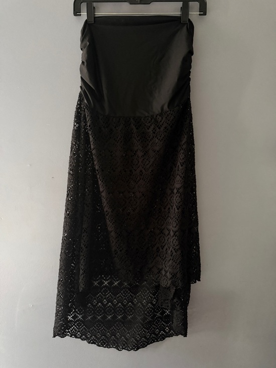 Bisou Bisou Other - Bisou Bisou Black Lace Swim Coverup Skirt or dress